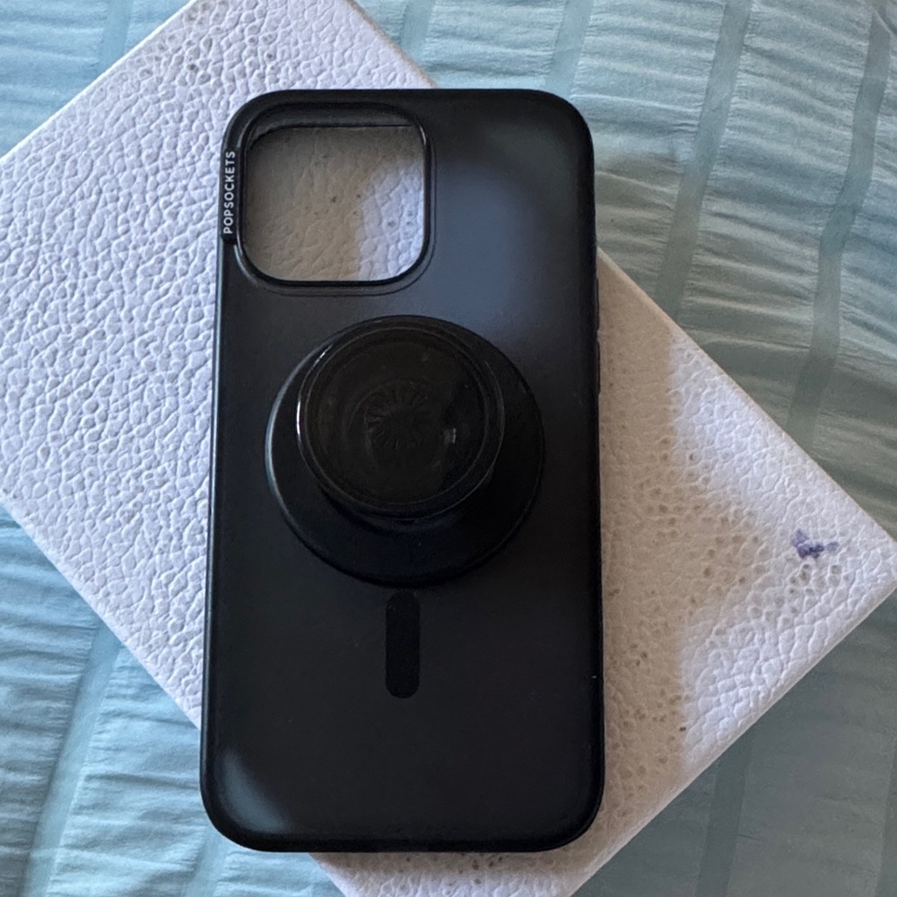 Popsocket IPHONE 15 PRO MAX CASE - BLACK